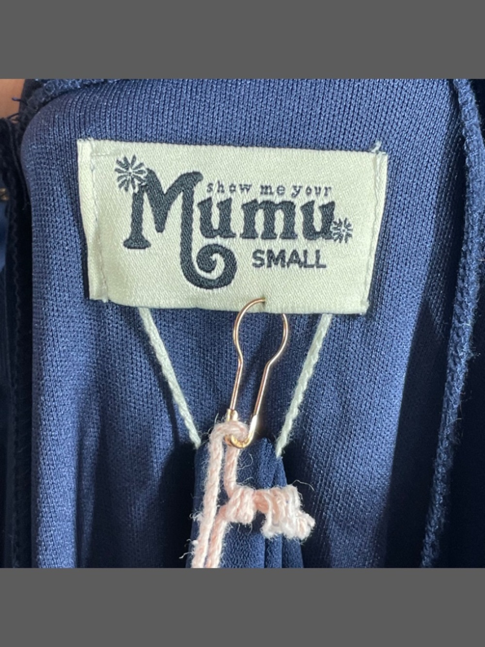 NEW Show Me Your Mumu Dress Womens Small blue crepe maxi cocktail wedding formal - Picture 4 of 12